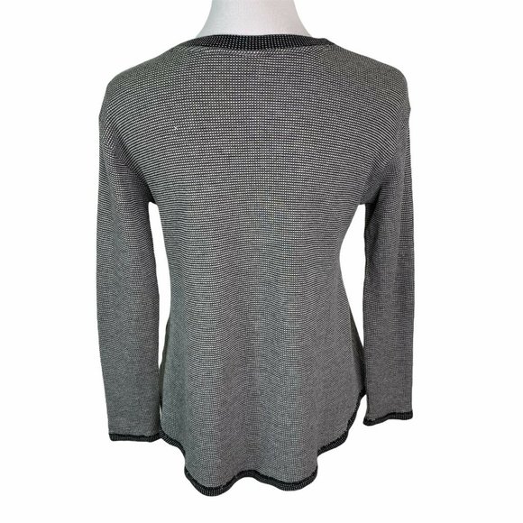 J. Jill Gray Inside Out Scoop Neck Thermal Top - Picture 6 of 9